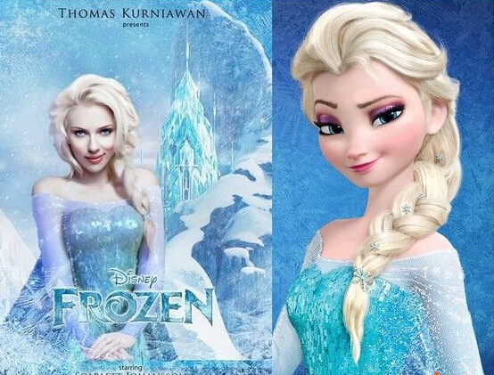 H031 Frozen Elsa  wig